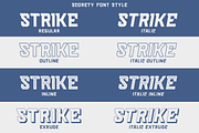 Scorety - Baseball Sport Font, a Sans Serif Font by Pandeka Studio (Thumbnail 3 of 11)