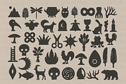 Mystic Nature: 100 Textured Symbols, an Object Illustration by Veyla (Thumbnail 6 of 14)