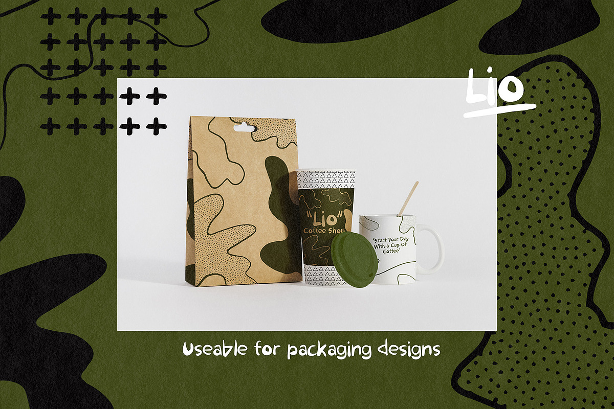 Lio Handwritten Font and Pattern, a Font by Easybandits (Photo 5 of 6)