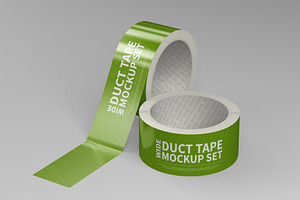 Wide Duct Tape Mockup Set