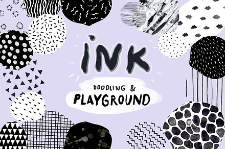 Ink-Graphic/Doodle Seamless Patterns