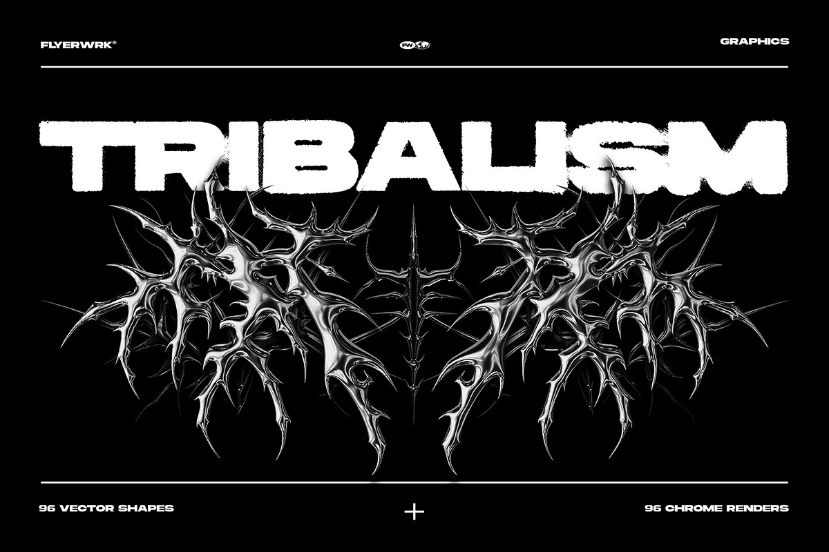 Tribalism - Vector Shapes, an Object Graphic by FLYERWRK (Photo 1 of 13)