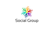 Social Community Logo Template, a Branding & Logo Template by Zia Grfx (Thumbnail 1 of 8)