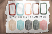 Watercolor Nature Clipart Set, an Animal Illustration by Neon Wild (Thumbnail 10 of 16)