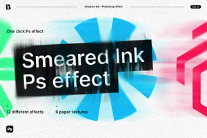 Smeared Ink Effect