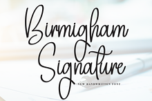 Birmigham Signature | Script Font