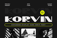 Korvin Expanded Display Sans Font