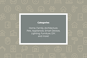 Home Icons - Pixi Line, an Outline Icon by Scott Dunlap (Thumbnail 3 of 9)