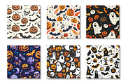 Halloween Digital Paper Pattern, a Pattern Graphic by Canvas Craft (Thumbnail 2 of 6)