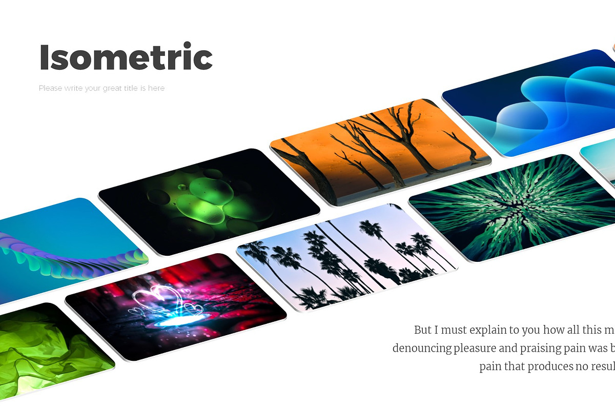 Isometric Slides Design PowerPoint, a Presentation Template by Presentation Templates (Photo 3 of 23)