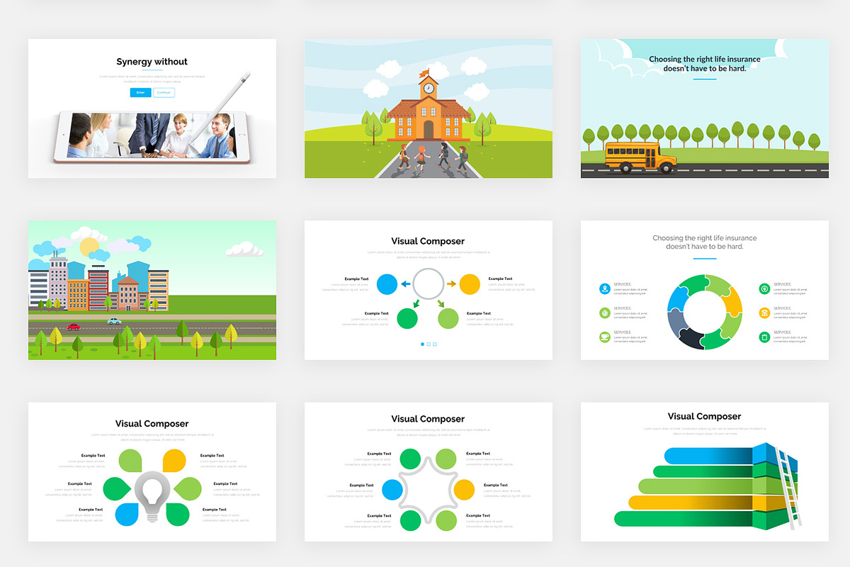 Infox Business Powerpoint Template, a Presentation Template by One ...