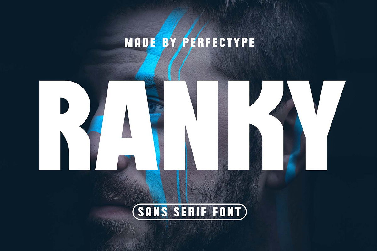 Ranky Modern Sans Serif Font, a Sans Serif Font by Perfectype (Photo 1 of 4)