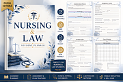Nursing & Law Student Planner, a Marketing Template by Coco Bloom (Thumbnail 1 of 4)