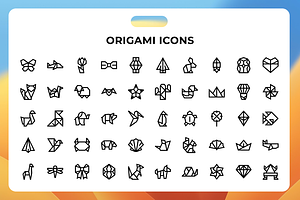 Origami Icons, an Icon by Wencory