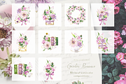 Garden Romance floral watercolor set, an Object Illustration by Tatiana Troian (Thumbnail 5 of 6)