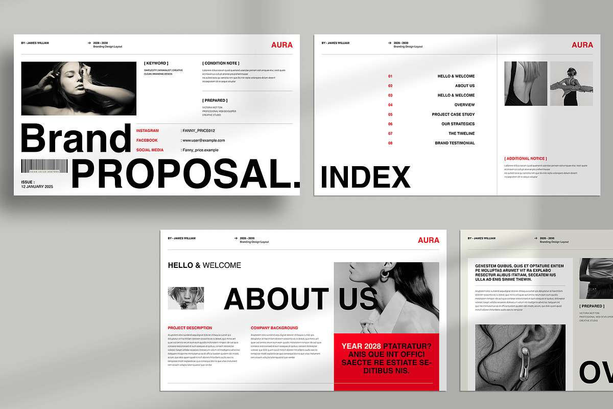 Brand Proposal Presentation Template, a Presentation Template by NorthPeak (Photo 5 of 11)