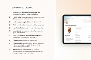 Notion Client Portal For Coaches