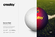 Soccer Ball Mockup Set, a Product Mockup by Creatsy (Thumbnail 1 of 7)