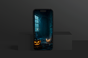6 halloween wallpapers, a Background Graphic by Redmixx Design (Thumbnail 3 of 5)