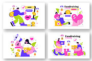 10 Fundraising Charity Illustration, a Person Illustration by denayunebgt (Thumbnail 2 of 4)