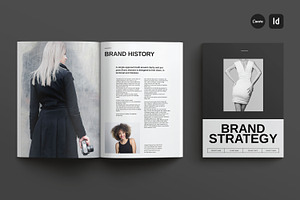 Brand Strategy Template, a Stationery Template by Creatiya Type