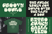 SALE! GROOVY RETRO - Font Bundle, a Sans Serif Font by GroovyFontCo (Thumbnail 5 of 16)