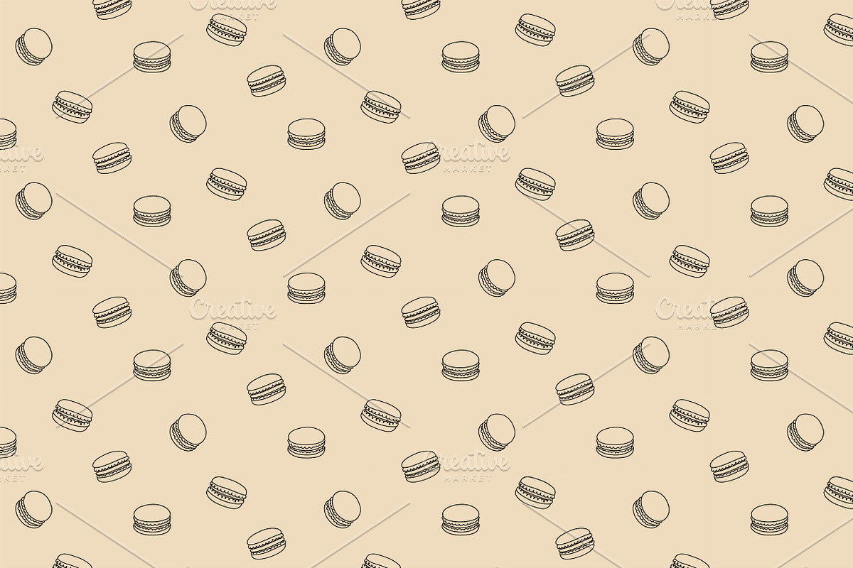 Délices Sucrés patterns, a Pattern Graphic by Lyolya Profitrolya (Photo 4 of 7)