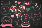 Rose Garden Floral Heart, an Illustration by Amanda Ilkov (Thumbnail 2 of 4)