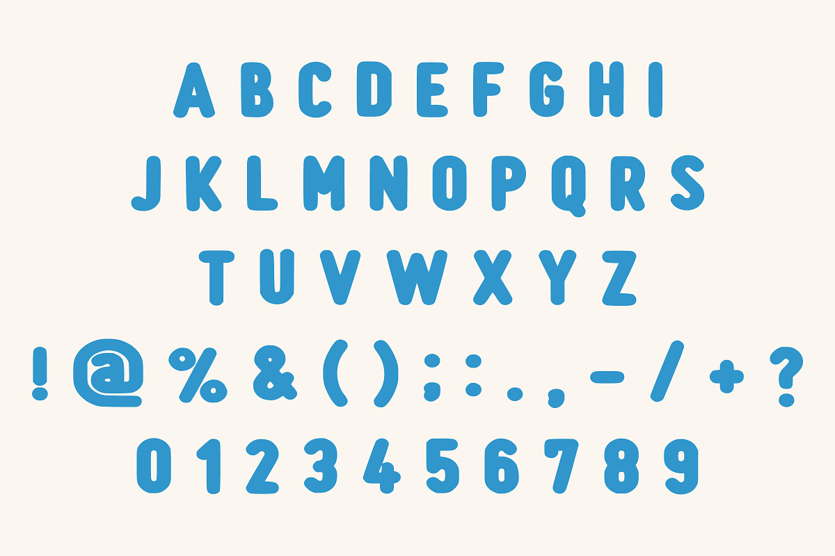 Modern Student – Cute Bold Font, a Sans Serif Font by Limited.studio (Photo 5 of 5)