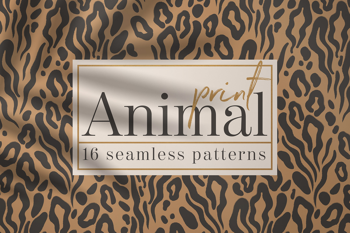Animal Print Seamless Patterns, a Pattern Graphic by Bigio Designs (Photo 1 of 9)