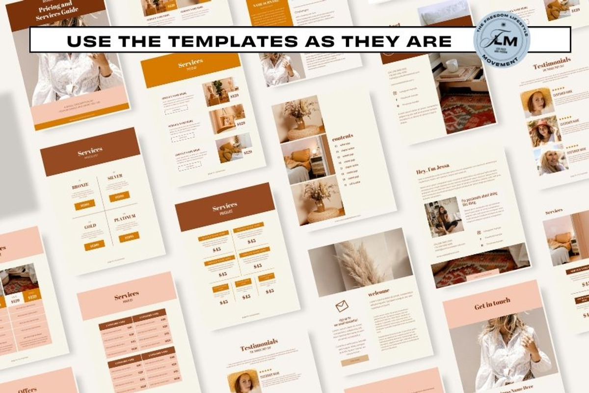 Pricing Guide - Abstract Boho, a Social Media Template by Freedom Business Shop (Photo 8 of 11)