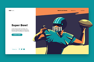 Football - Banner & Landing Page