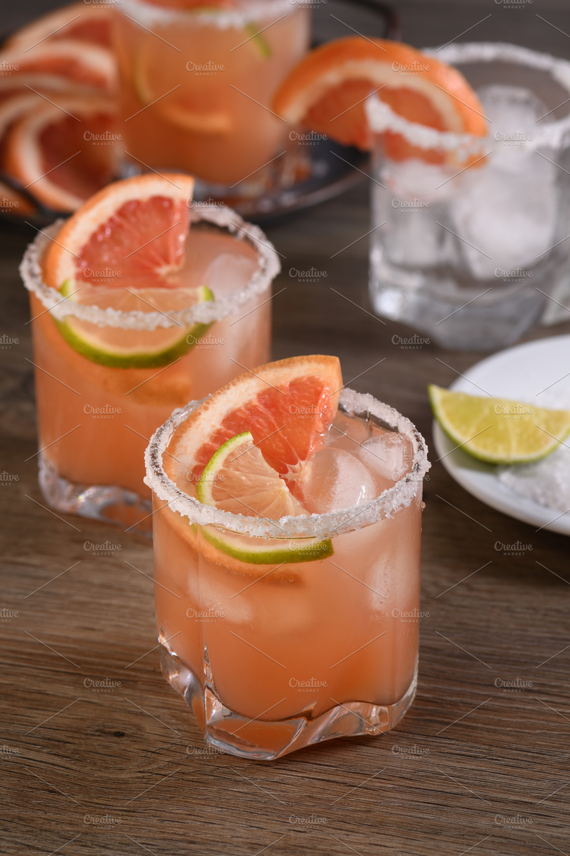 Cocktail pink Paloma, a Food & Drink Photo by Apolonia