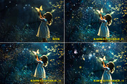 Blowing glitter bokeh PNG overlays, a Layer Style Add-On by Walllow Creatives (Thumbnail 2 of 6)