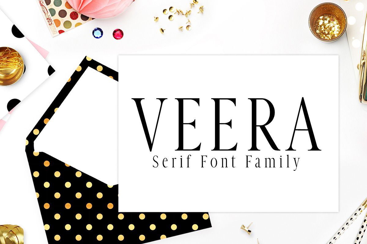 Veera Serif 4 Font Family Pack