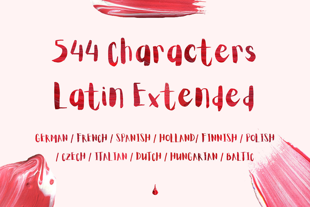 Aloja Extended Brush Font preview 3