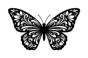 Butterfly Silhouette SVG Bundle, an Illustration by Gaye Art (Thumbnail 24 of 31)