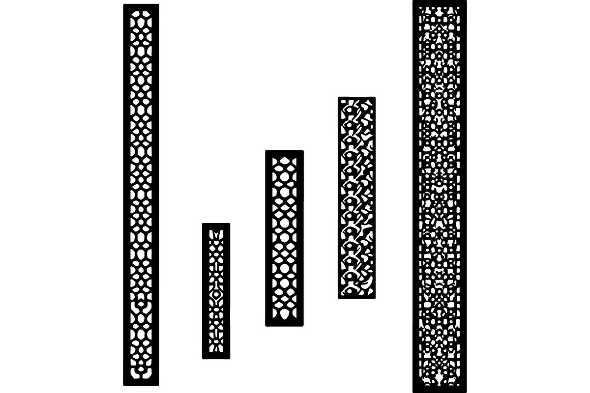 Elegant Laser Cut Panel Designs, an Object Graphic by jahid234 (Photo 5 of 13)
