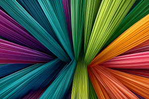 Colorful abstract radial lines, a Background Photo by MistyDay