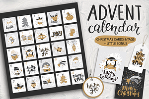 Christmas advent calendar.