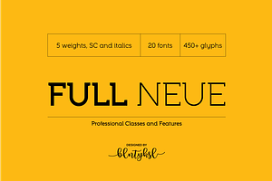 Full Neue, a Slab Serif Font by BULENT YUKSEL