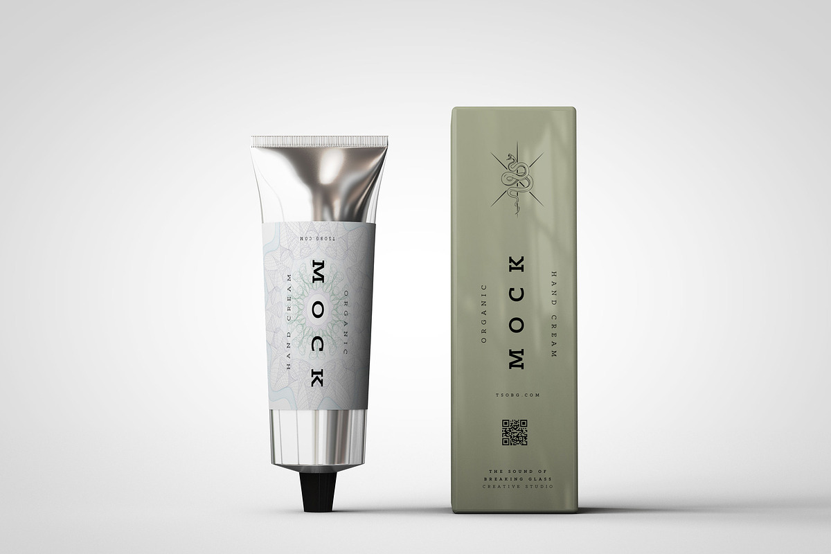 Aluminium Plastic Tube Mock-Up, a Packaging Mockup by TSOBG (Photo 9 of 16)