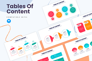 Table Of Content Keynote Infographic