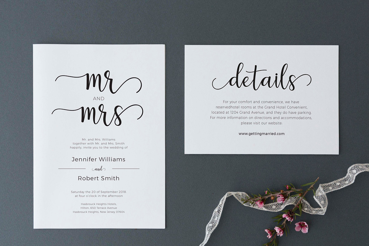 Wedding Invitation Suite, a Templates & Theme by DevineWedding (Photo 2 of 4)