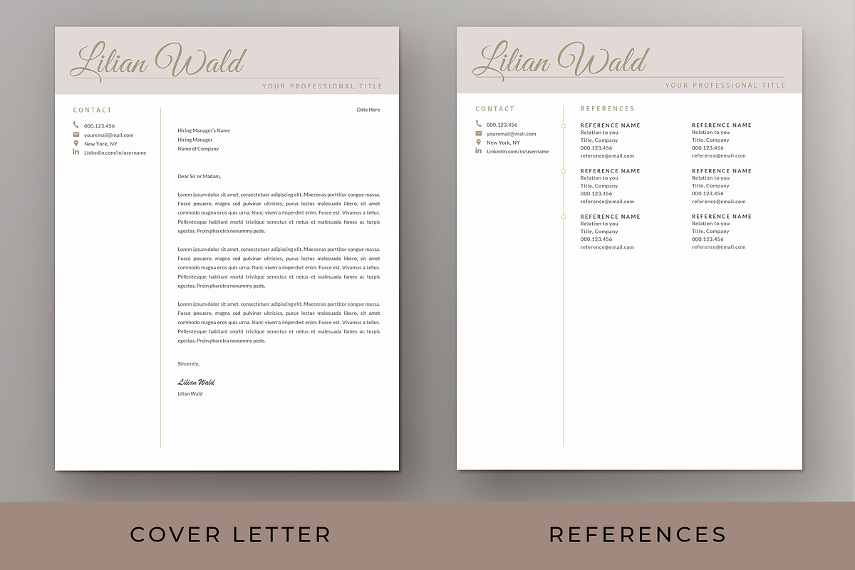 Nurse Resume & Cover Letter - Word, a Resume Template by Resume Bureau (Photo 5 of 6)