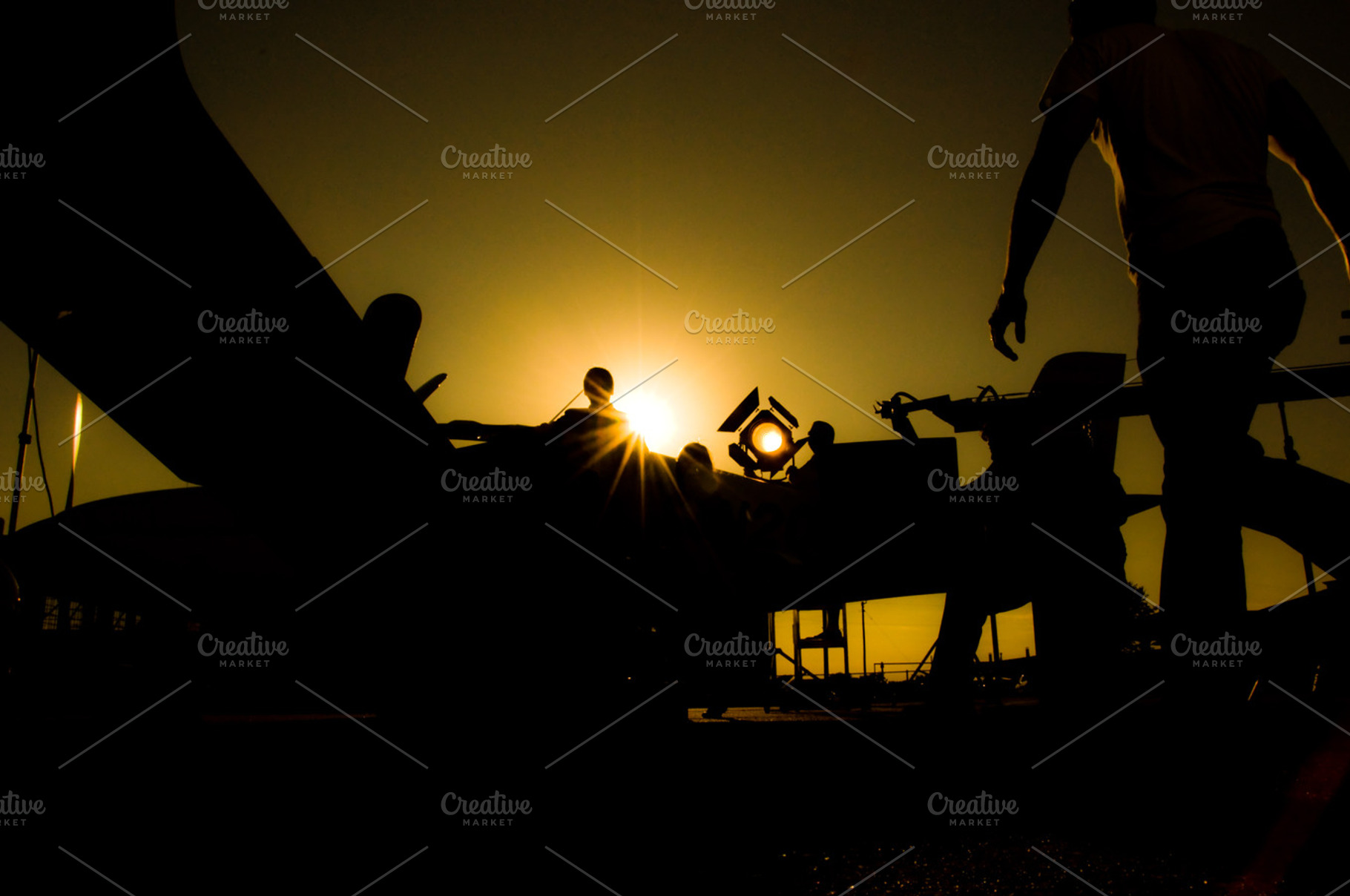 Movie Set Silhouette