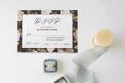 Rosie save the date & RSVP cards, an Invitation Template by Chic templates (Thumbnail 3 of 3)