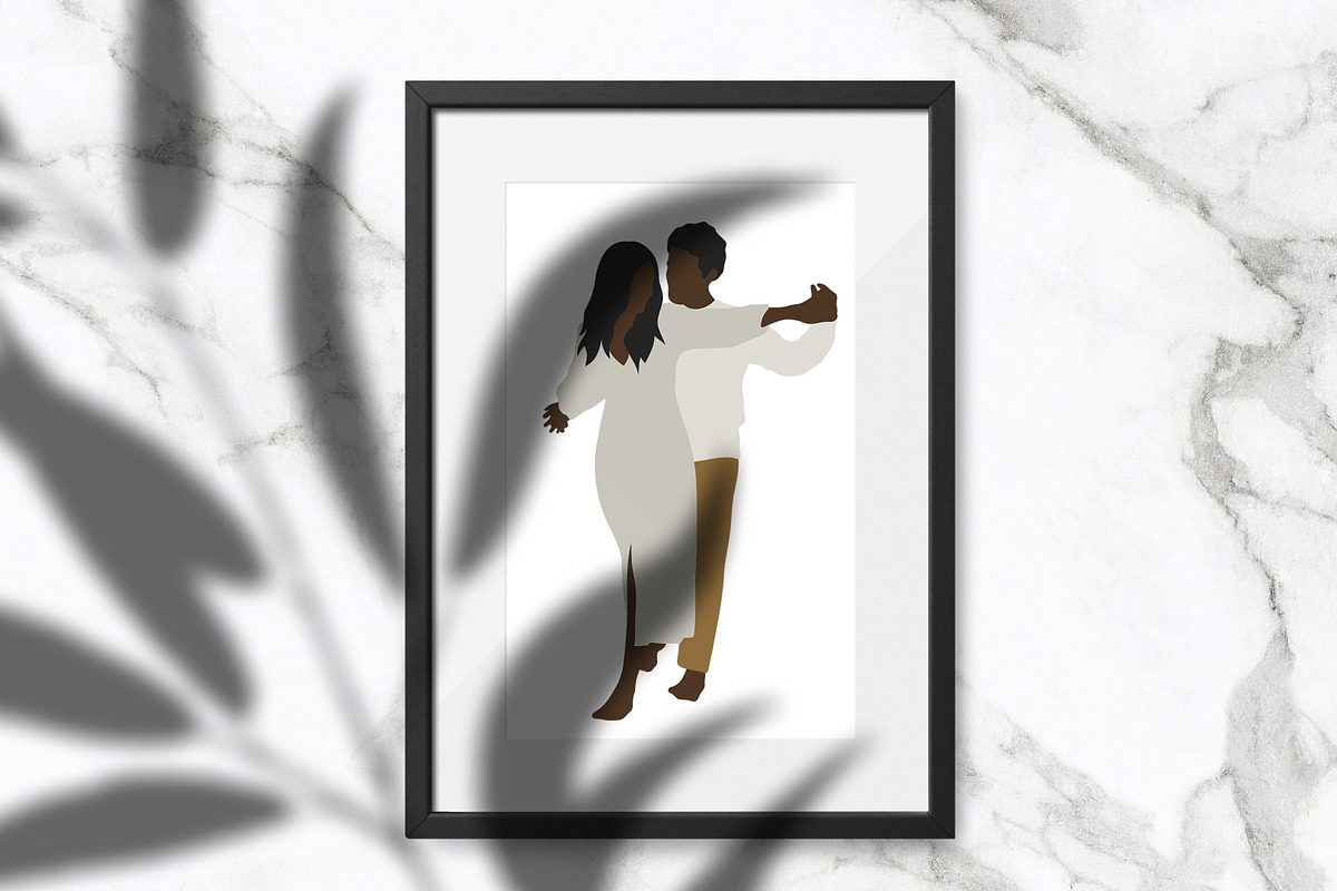 Love couples clipart Valentine's Day, a Person Illustration by ApetekMarket (Photo 4 of 5)