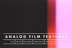 Analog film textures vol. 02