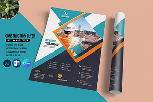 Construction Flyer -V03, a Flyer Template by retrographix